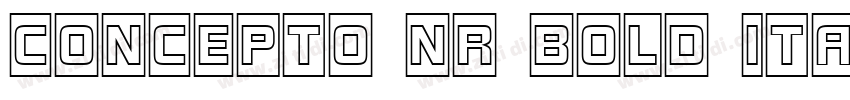 Concepto Nr Bold Ita字体转换 Concepto Nr Bold Ita字体转换